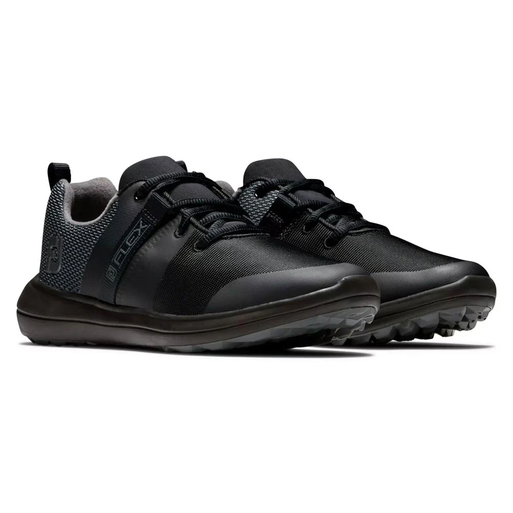 FootJoy Women's FJ Flex Golf Shoes ( Color: Black Charcoal) - Image 5