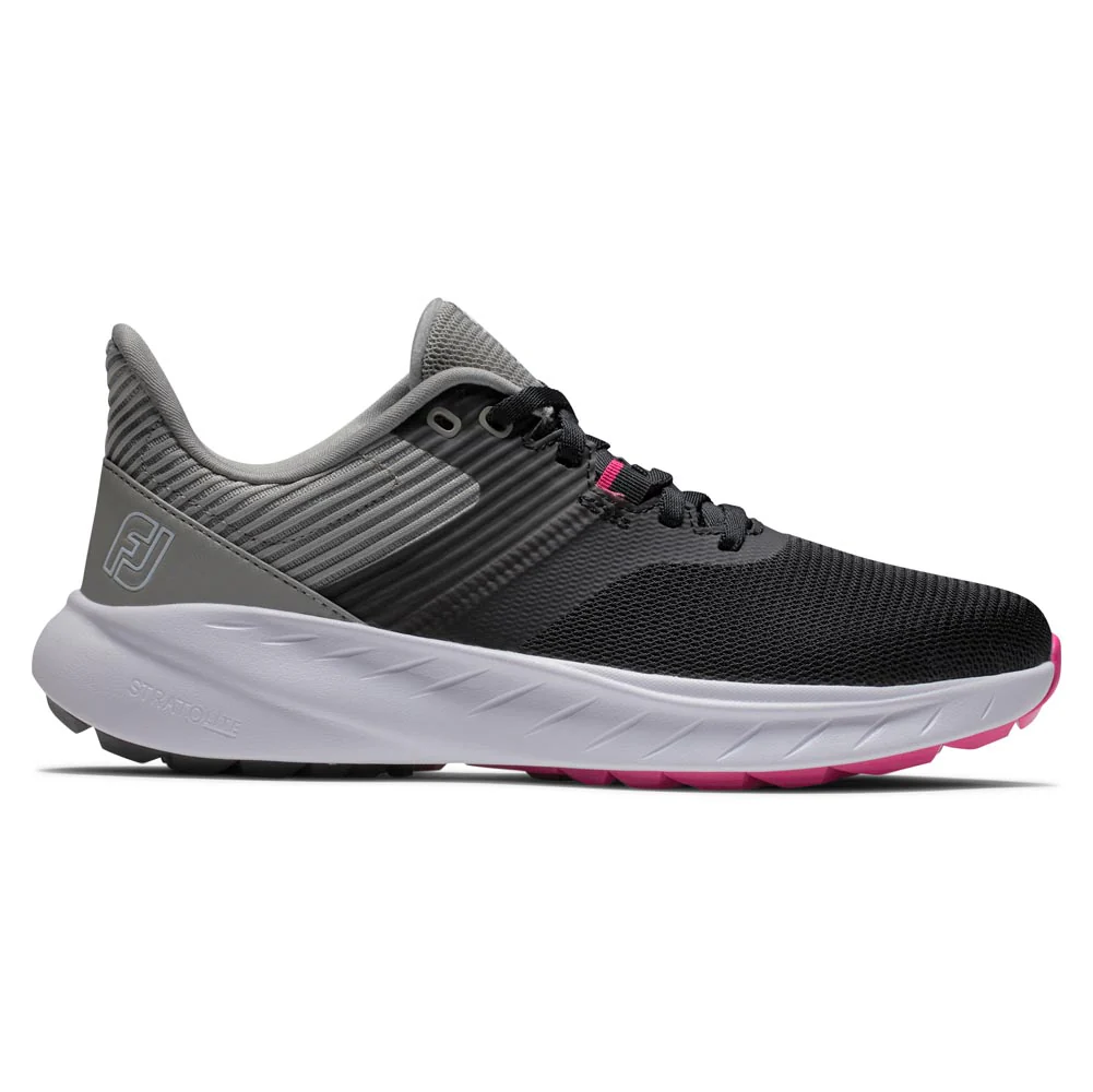 FootJoy Women's FJ Flex Golf Shoes ( Color: Black Gray)