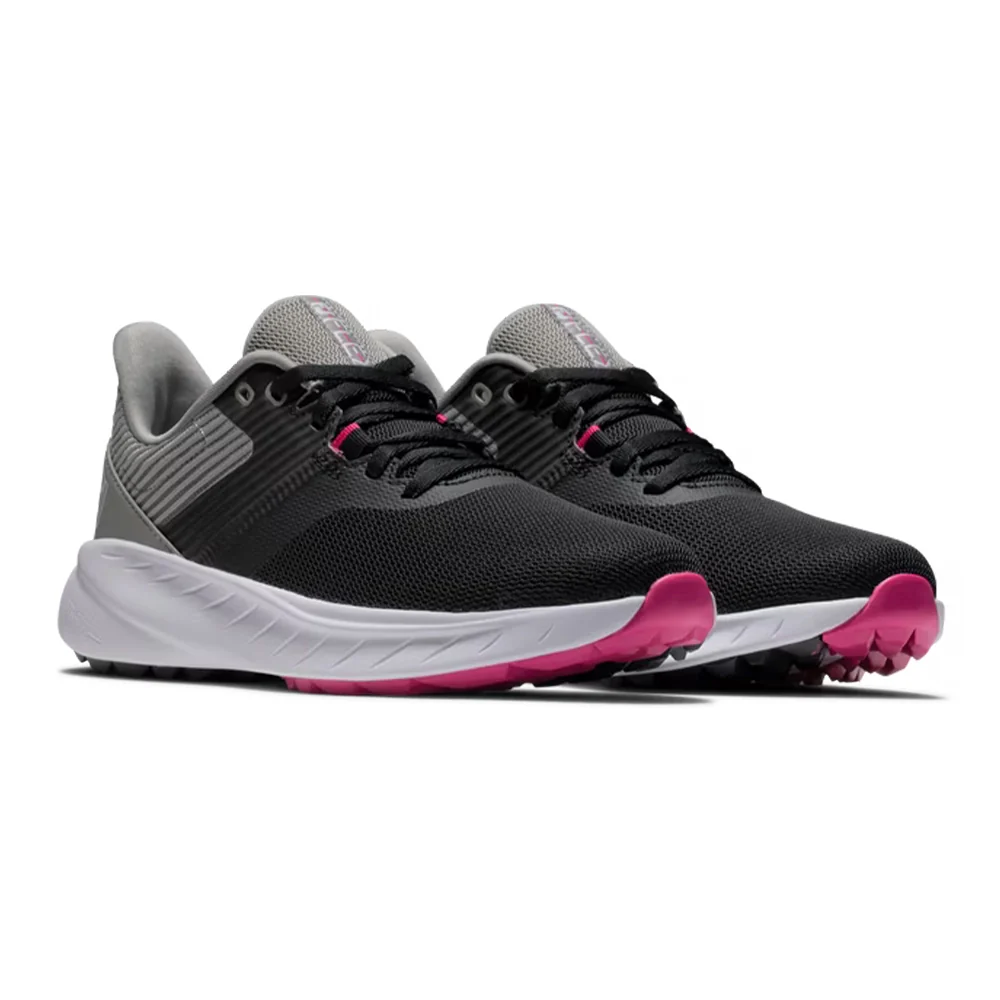 FootJoy Women's FJ Flex Golf Shoes ( Color: Black Gray) - Image 2