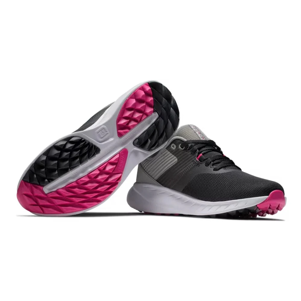 FootJoy Women's FJ Flex Golf Shoes ( Color: Black Gray) - Image 5