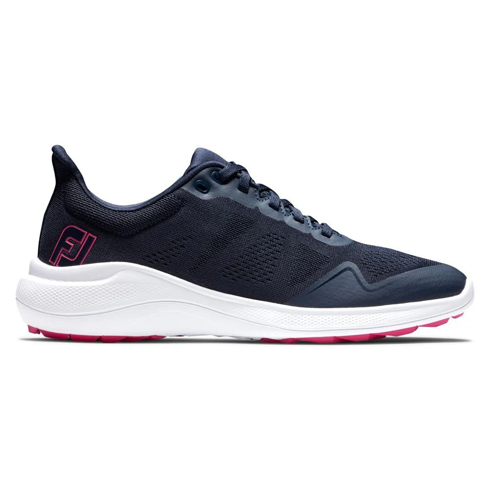 FootJoy Women's FJ Flex Golf Shoes ( Color: Navy White Pink)