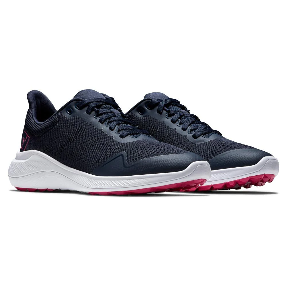 FootJoy Women's FJ Flex Golf Shoes ( Color: Navy White Pink) - Image 5