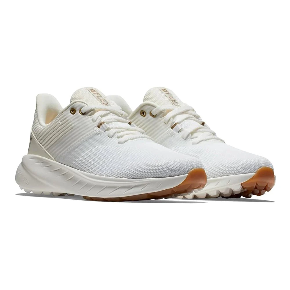 FootJoy Women's FJ Flex Golf Shoes ( Color: White Beige) - Image 5