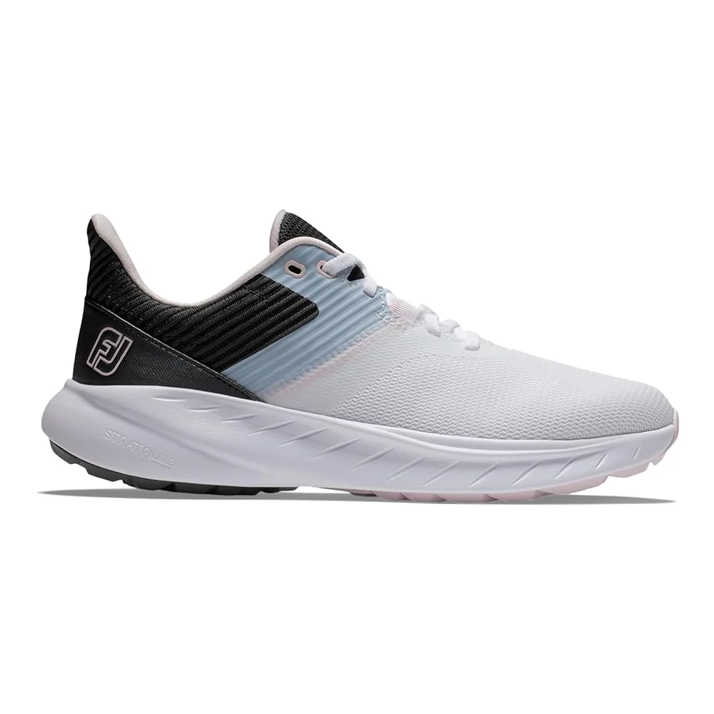 FootJoy Women's FJ Flex Golf Shoes ( Color: White Pink)