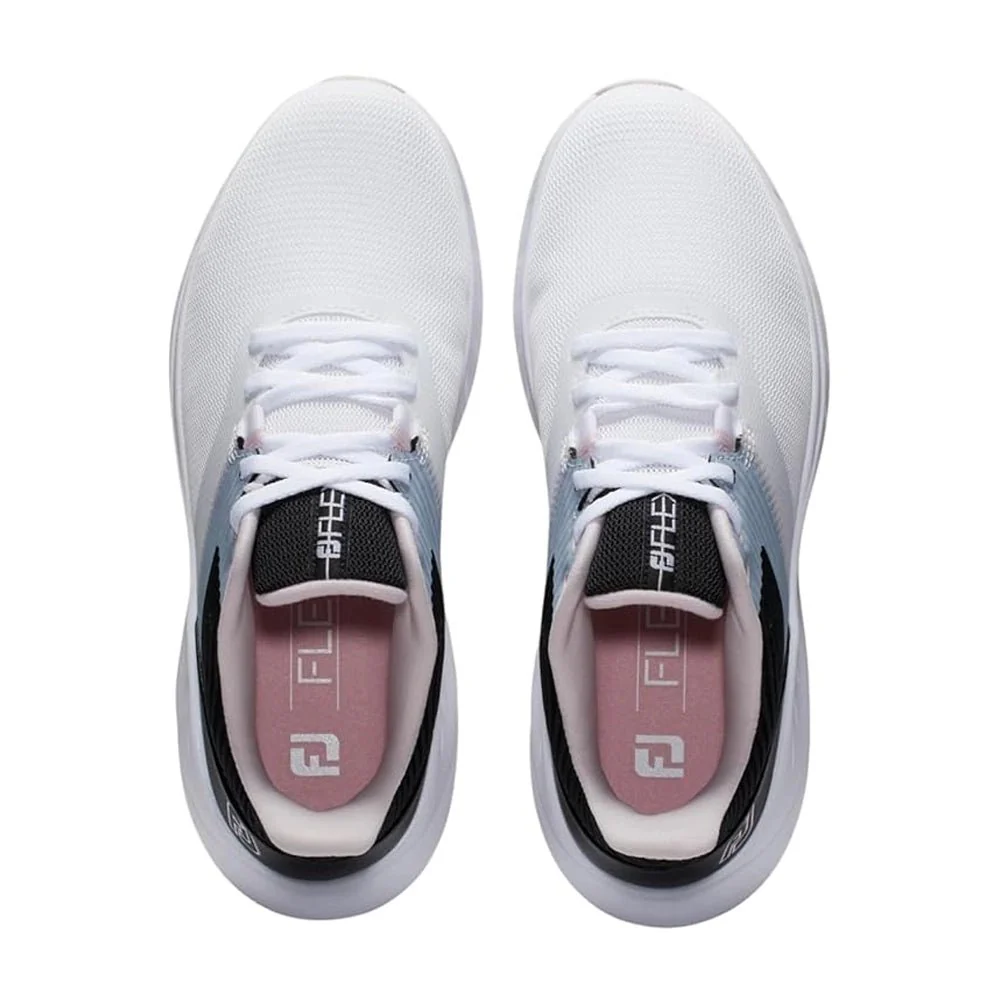 FootJoy Women's FJ Flex Golf Shoes ( Color: White Pink) - Image 3