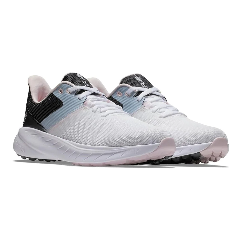FootJoy Women's FJ Flex Golf Shoes ( Color: White Pink) - Image 4