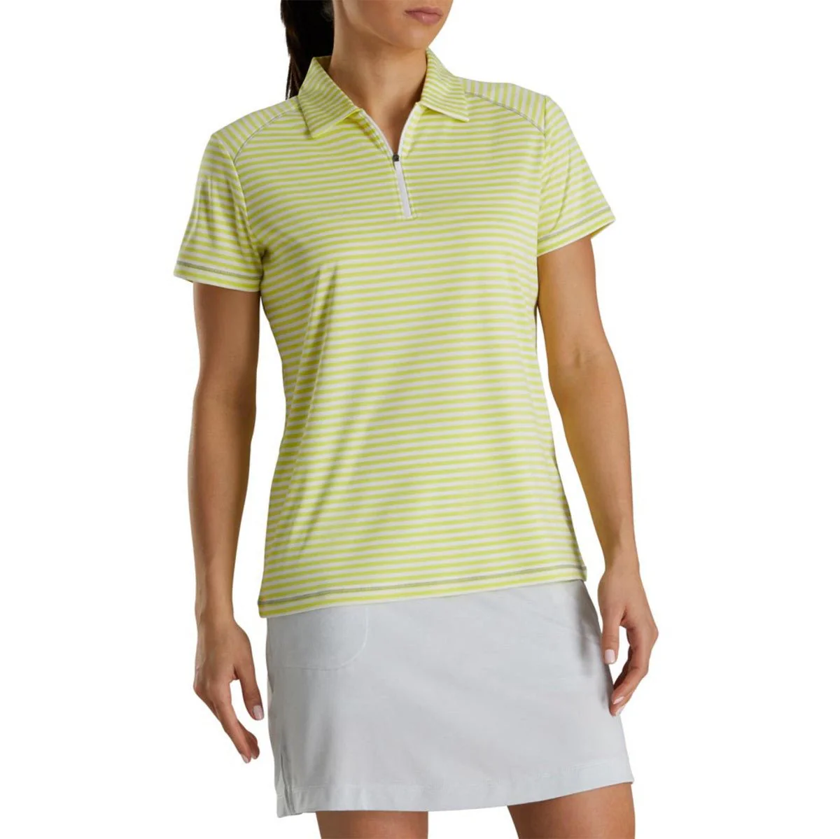 FootJoy Women's Heather Stripe Polo - Image 6