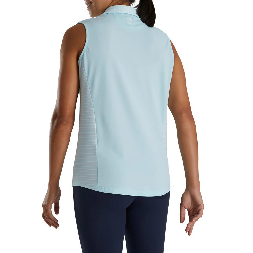 FootJoy Women's Open Placket Sleeveless Polo - Image 15