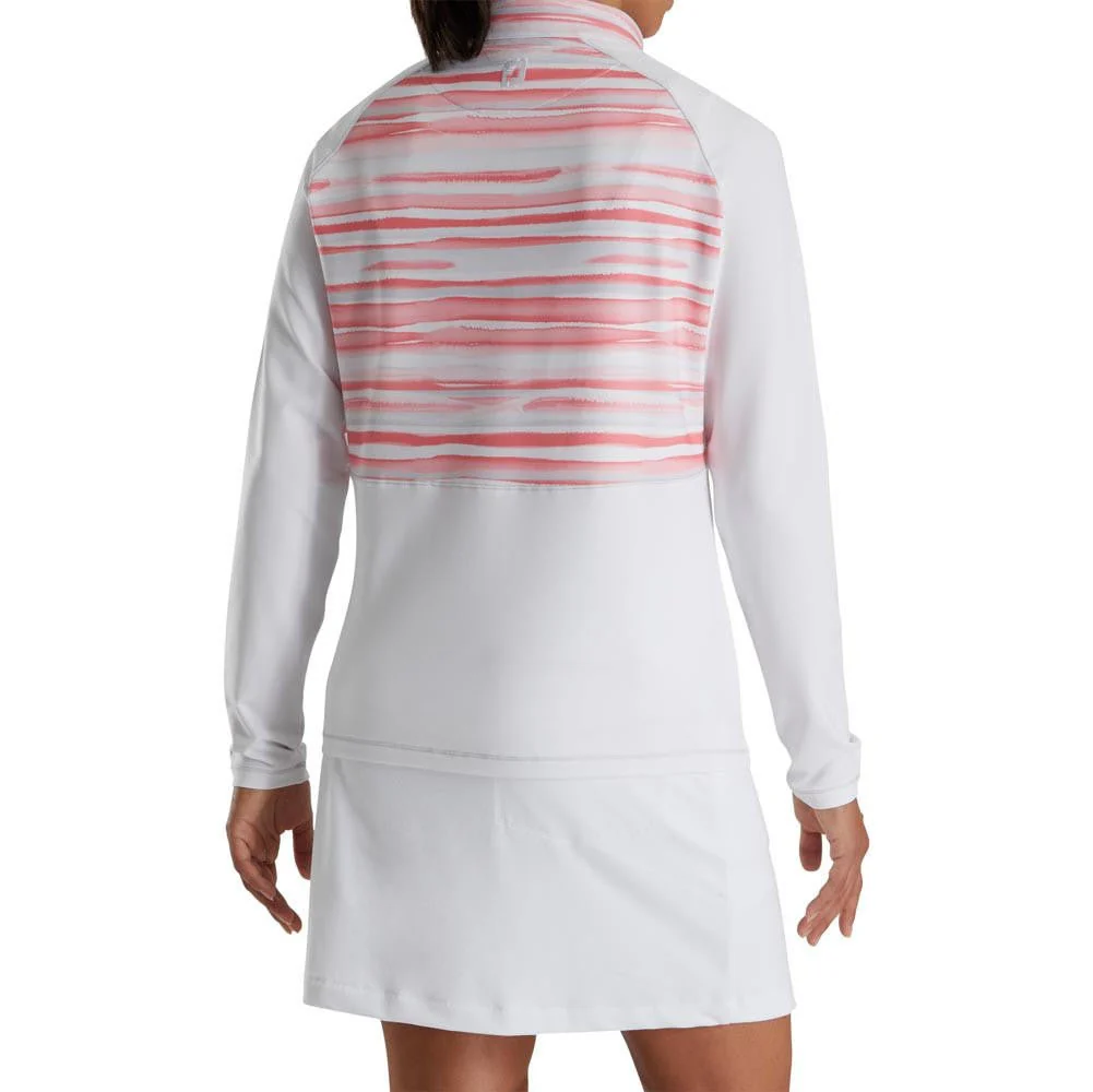 FootJoy Women's Watercolor Half-Zip Golf Mid-Layer - Image 3