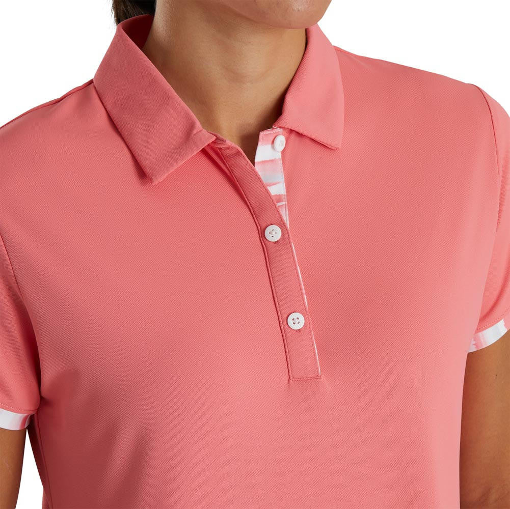 FootJoy Women's Watercolor Trim Polo - Image 2