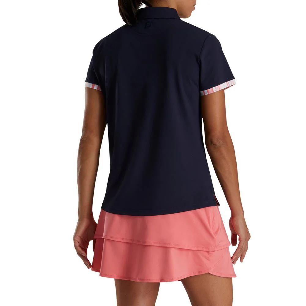 FootJoy Women's Watercolor Trim Polo - Image 7