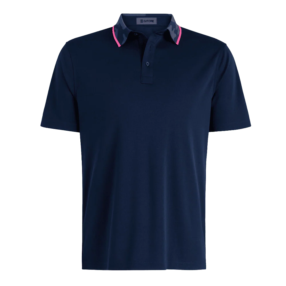 G/Fore Camo Collar Performance Pique Polo