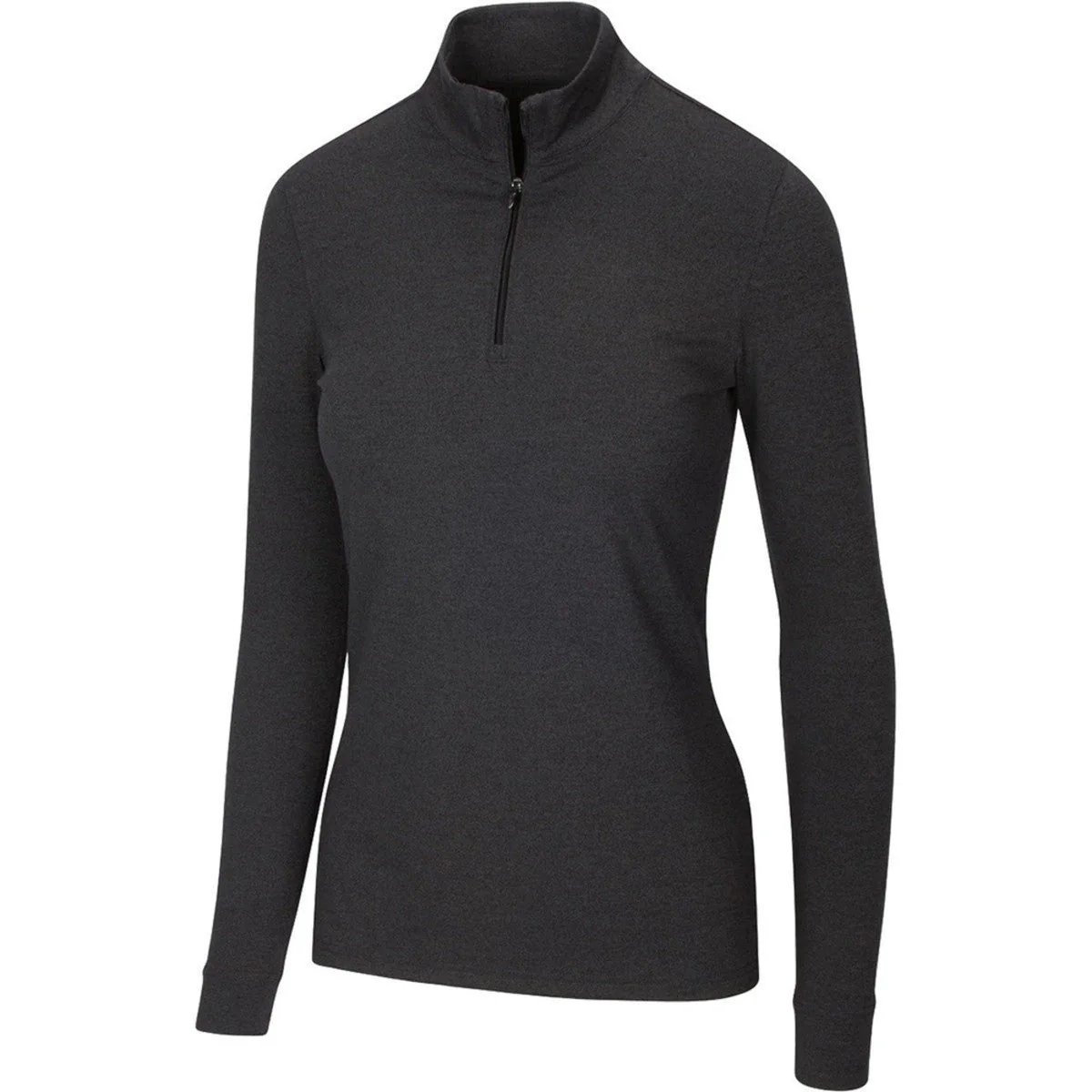 Greg Norman Women's Peached Heather 1/4 Zip - Image 2