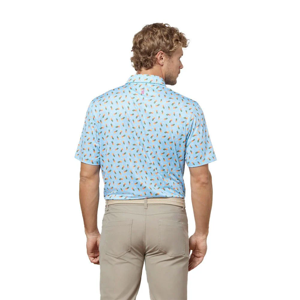 Johnnie-O Pineapple Crush Printed Golf Polo - Image 3