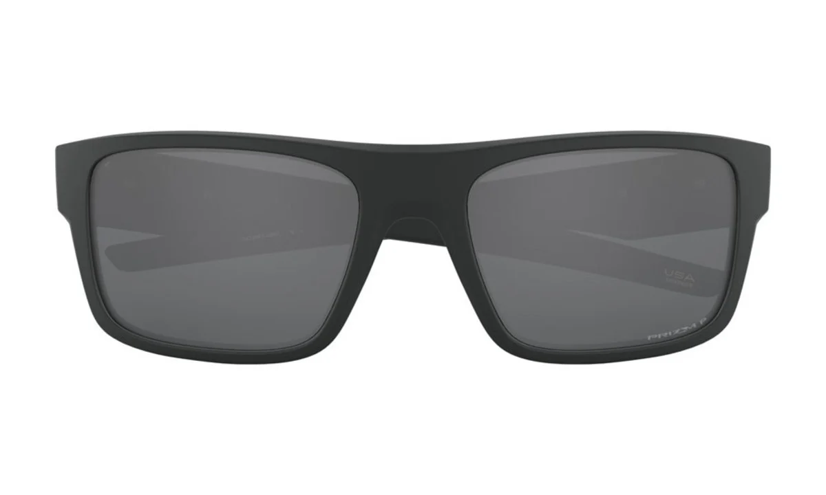 Oakley Drop Point Sunglasses - Matte Black/Prizm Black Polarized - Image 4