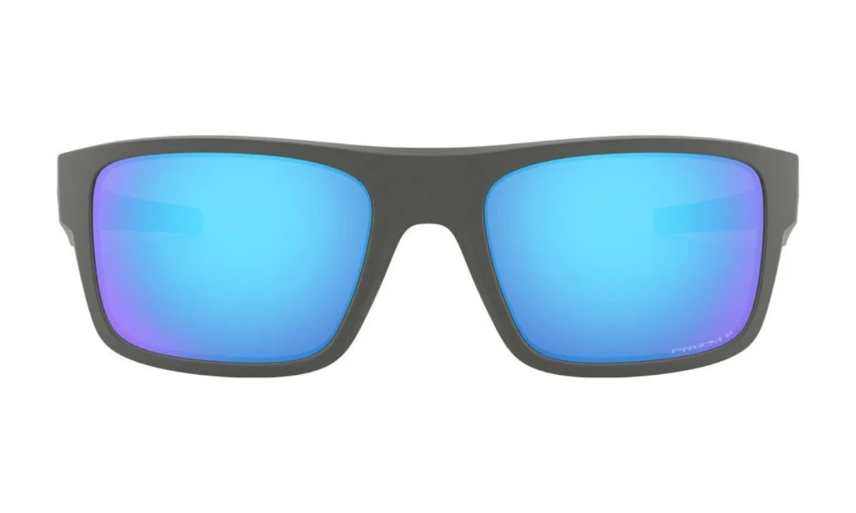 Oakley Drop Point Sunglasses - Matte Dark Grey/Prizm Sapphire Polarized - Image 4