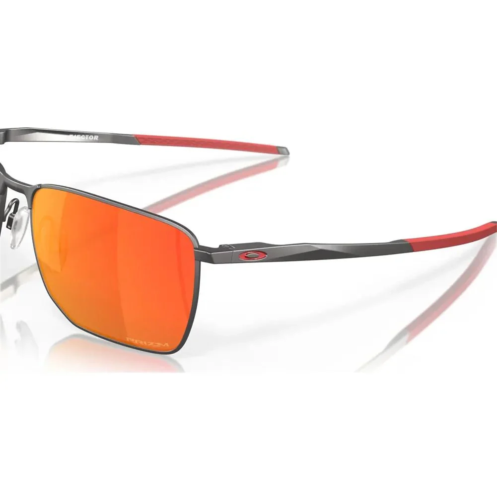 Oakley Ejector Sunglasses - Matte Gunmetal/Prizm Ruby - Image 6