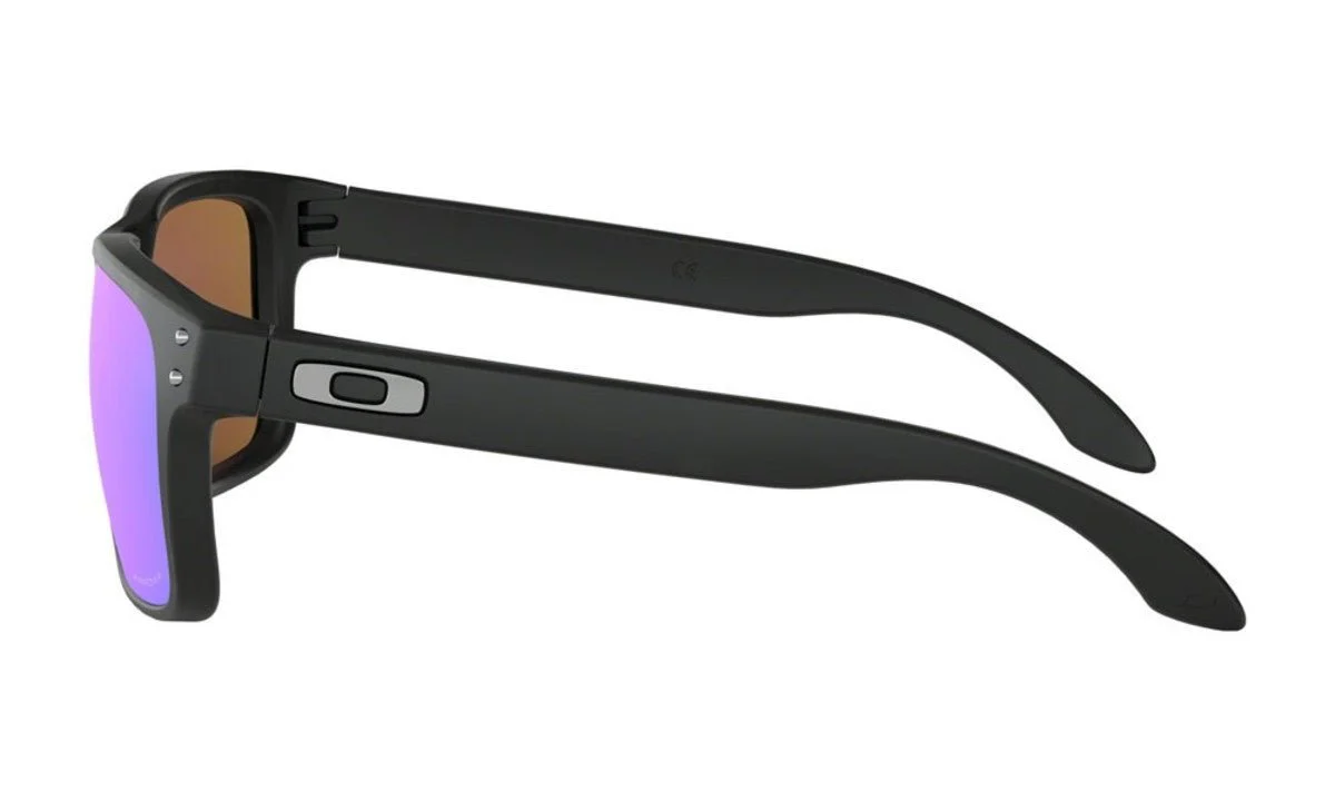 Oakley Holbrook Sunglasses - Matte Black/Prizm Sapphire Polarized - Image 4
