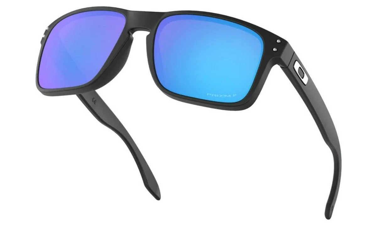 Oakley Holbrook Sunglasses - Matte Black/Prizm Sapphire Polarized - Image 5