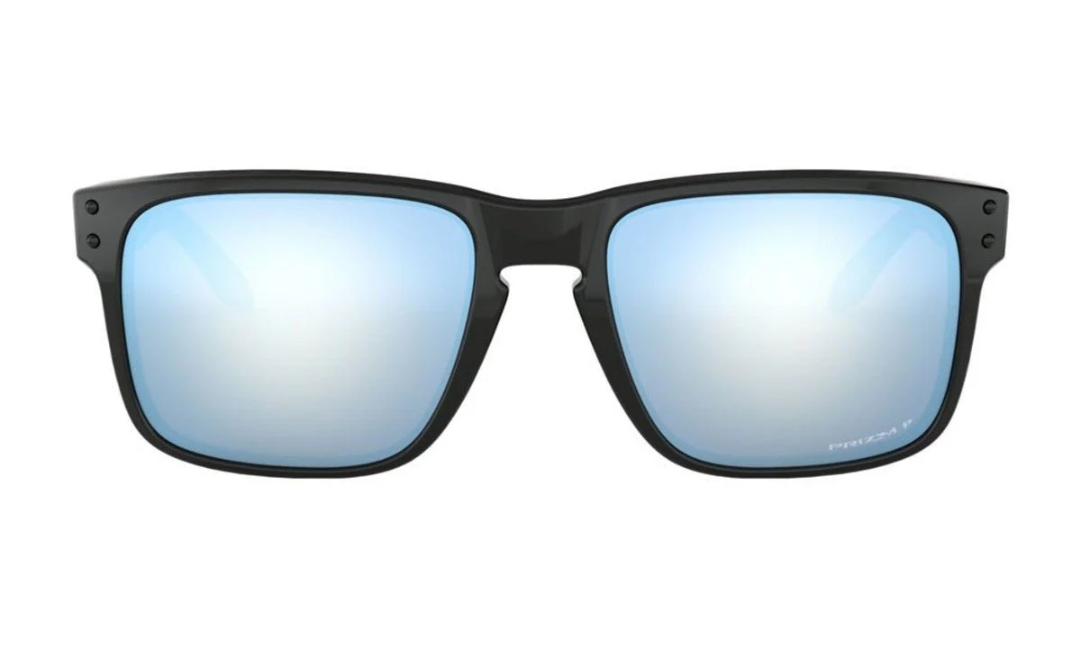 Oakley Holbrook Sunglasses - Polished Black/Prizm Deep Water Polarized - Image 2