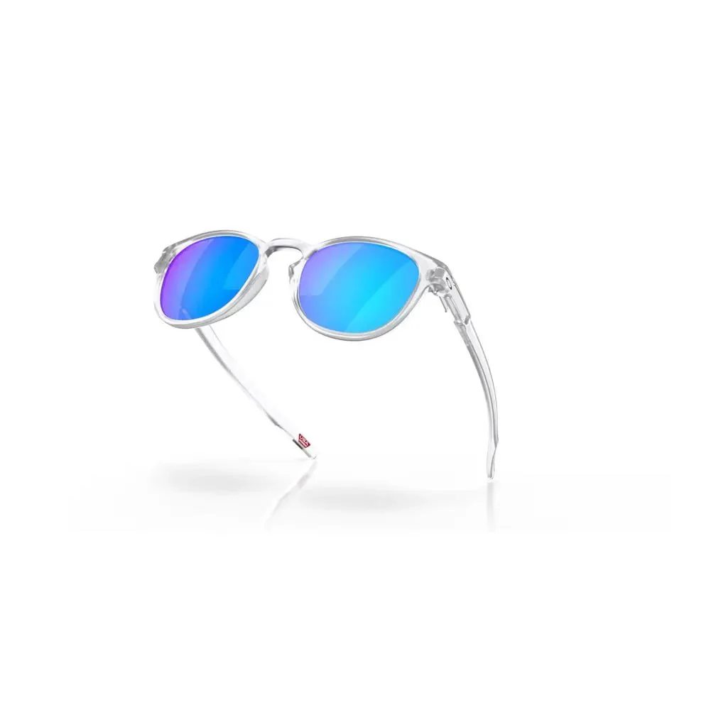 Oakley Latch Sunglasses - Matte Clear/Prizm Sapphire Polarized - Image 4