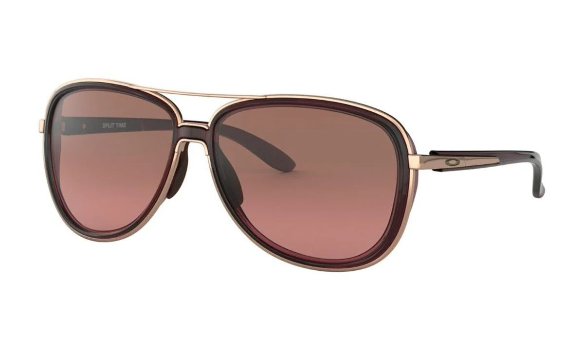 Oakley Women's Split Time Sunglasses - Crystal Raspberry/G40 Black Gradient