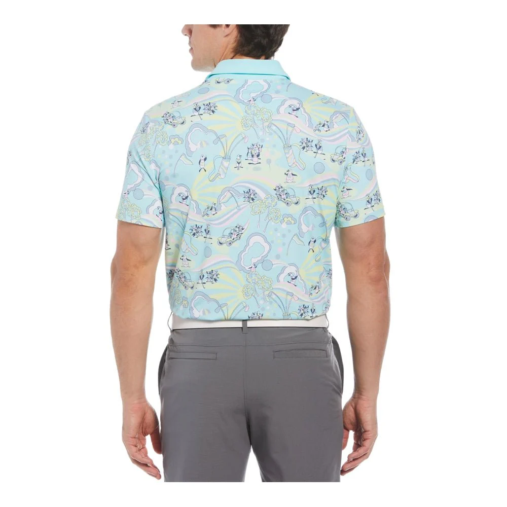 Original Penguin 60's Heritage Print Golf Polo - Image 2