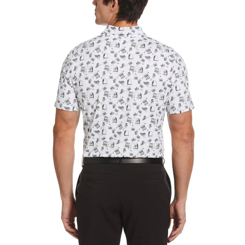 Original Penguin Retro Arcade Print Golf Polo - Image 2