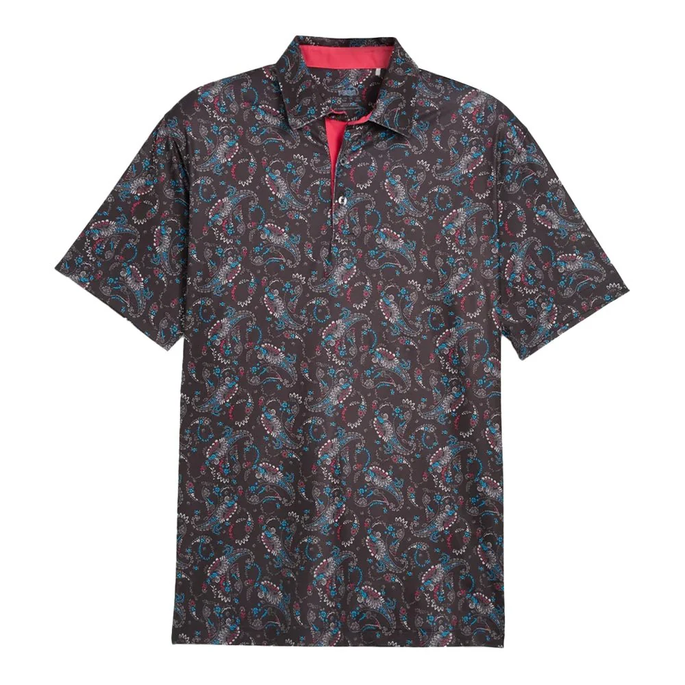 Puma Cloudspun Paisley Golf Polo