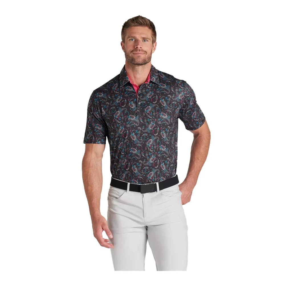 Puma Cloudspun Paisley Golf Polo - Image 2