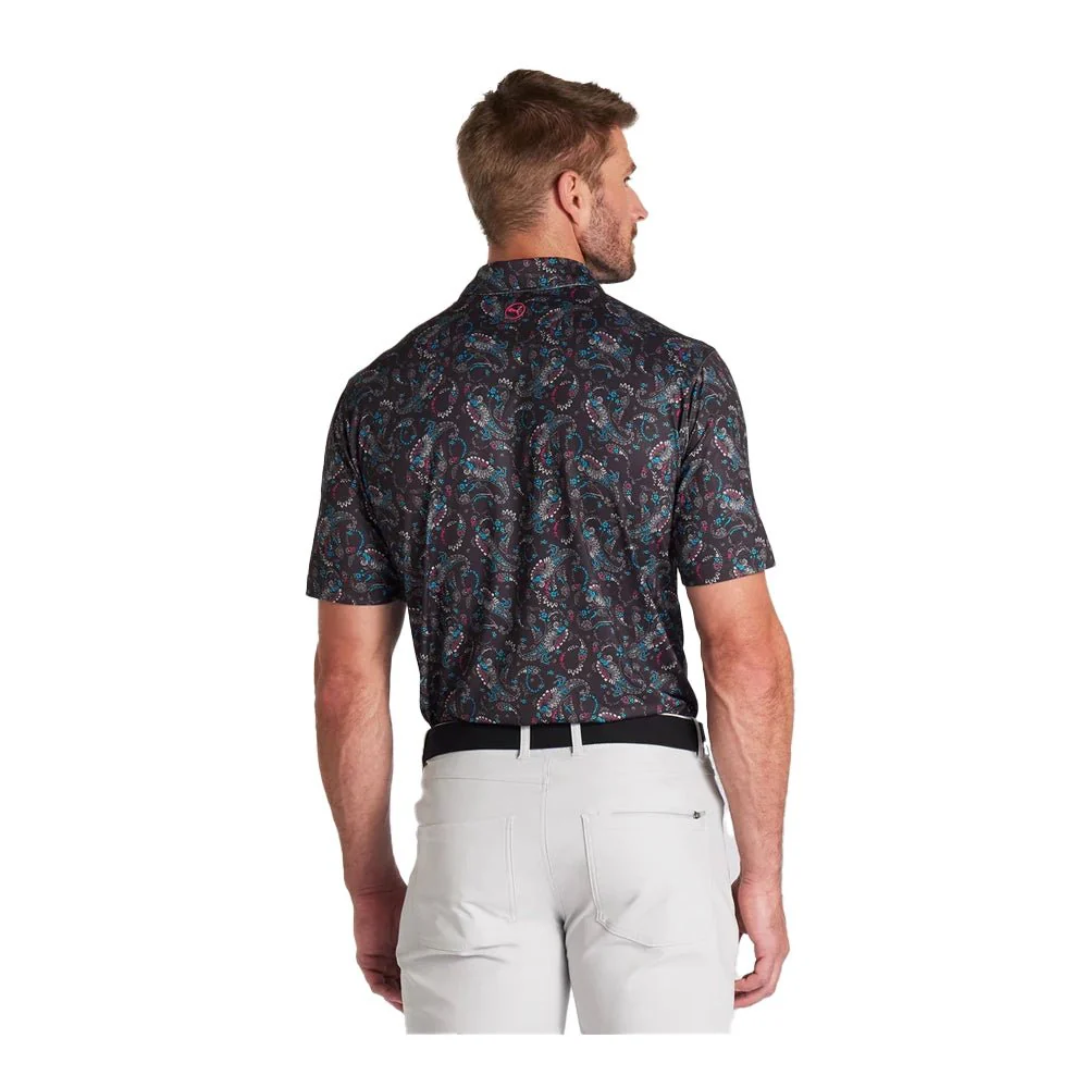 Puma Cloudspun Paisley Golf Polo - Image 3