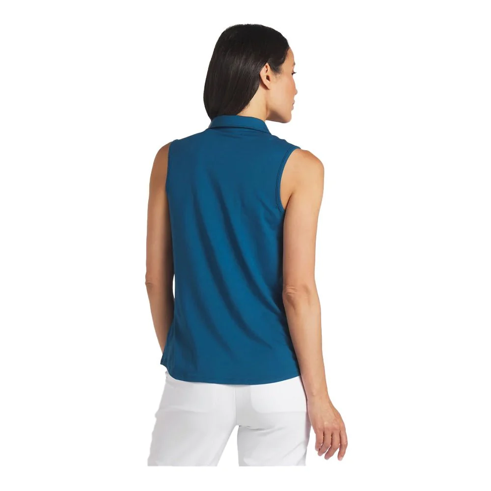 Puma Women's Cloudspun Piped Sleeveless Polo - Image 10