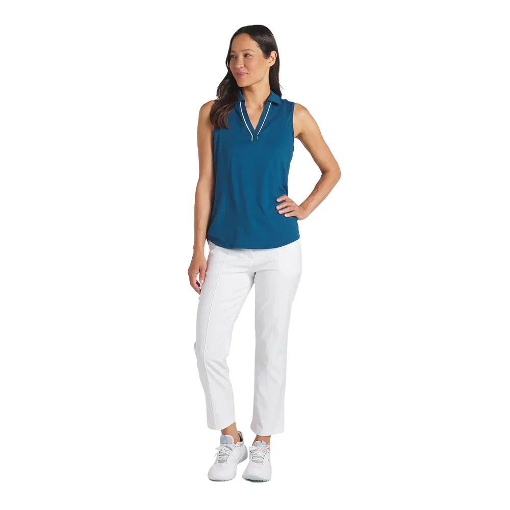 Puma Women's Cloudspun Piped Sleeveless Polo - Image 11