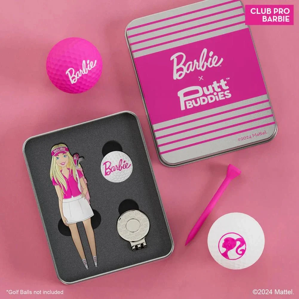 Putt Buddies Club Pro Barbie Divot Tool with Barbie Golf Ball Marker