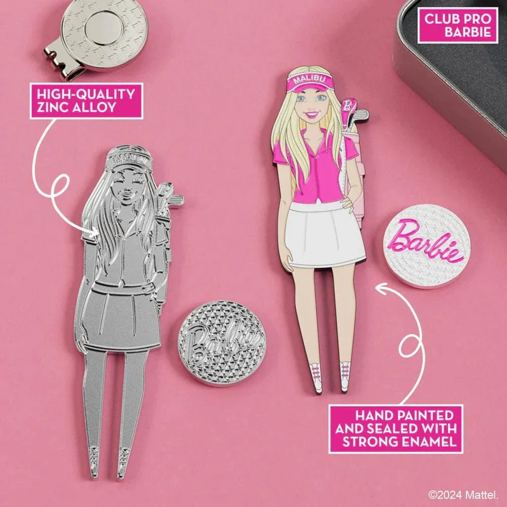 Putt Buddies Club Pro Barbie Divot Tool with Barbie Golf Ball Marker - Image 3