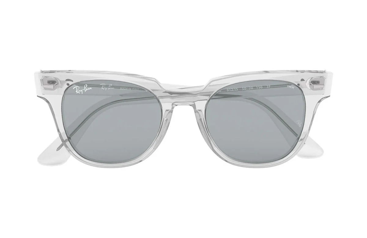 Ray-Ban Meteor Washed Evolve - Transparent/Blue Photochromic Evolve - Image 3