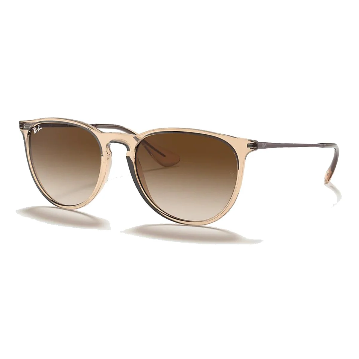 Ray-Ban Women's Erika Color Mix - Shiny Transparent Brown/Brown Gradient