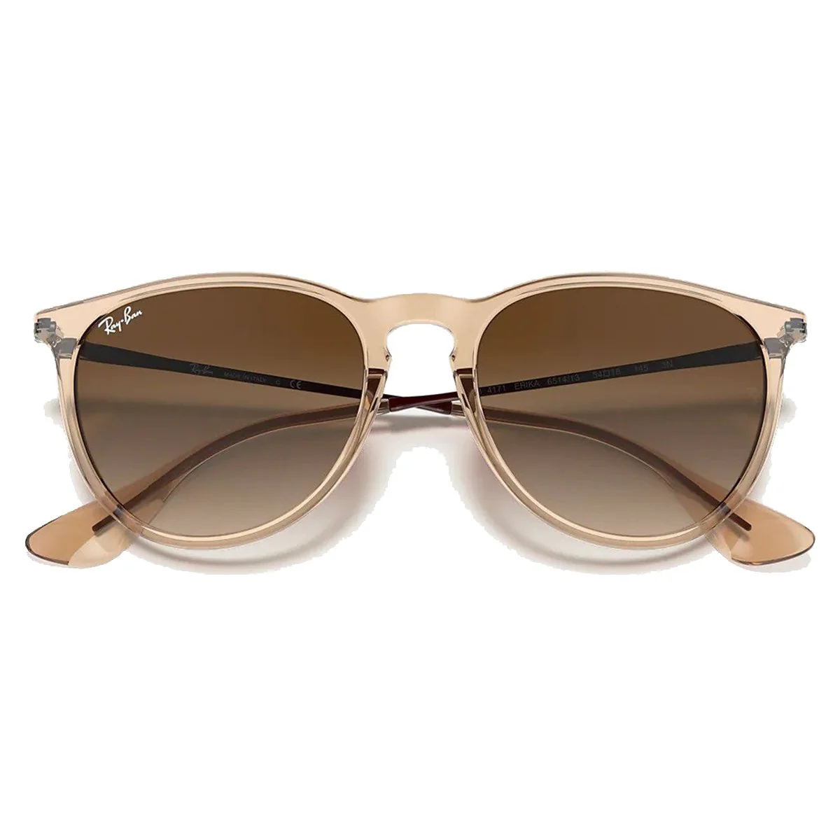 Ray-Ban Women's Erika Color Mix - Shiny Transparent Brown/Brown Gradient - Image 5