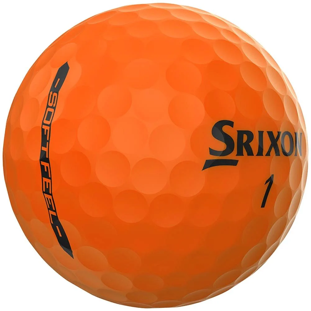 Srixon Soft Feel Brite Golf Balls - Brite Orange - Image 4