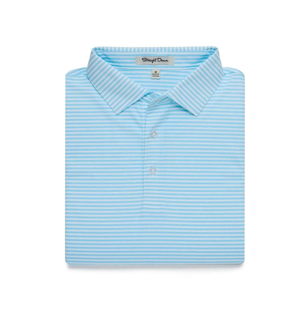 Straight Down Del Mar Stripe Golf Polo - Image 8