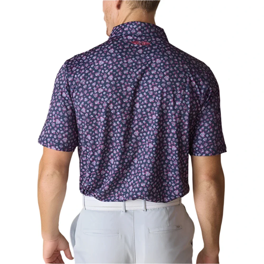 Straight Down Magnolia Golf Polo - Image 2