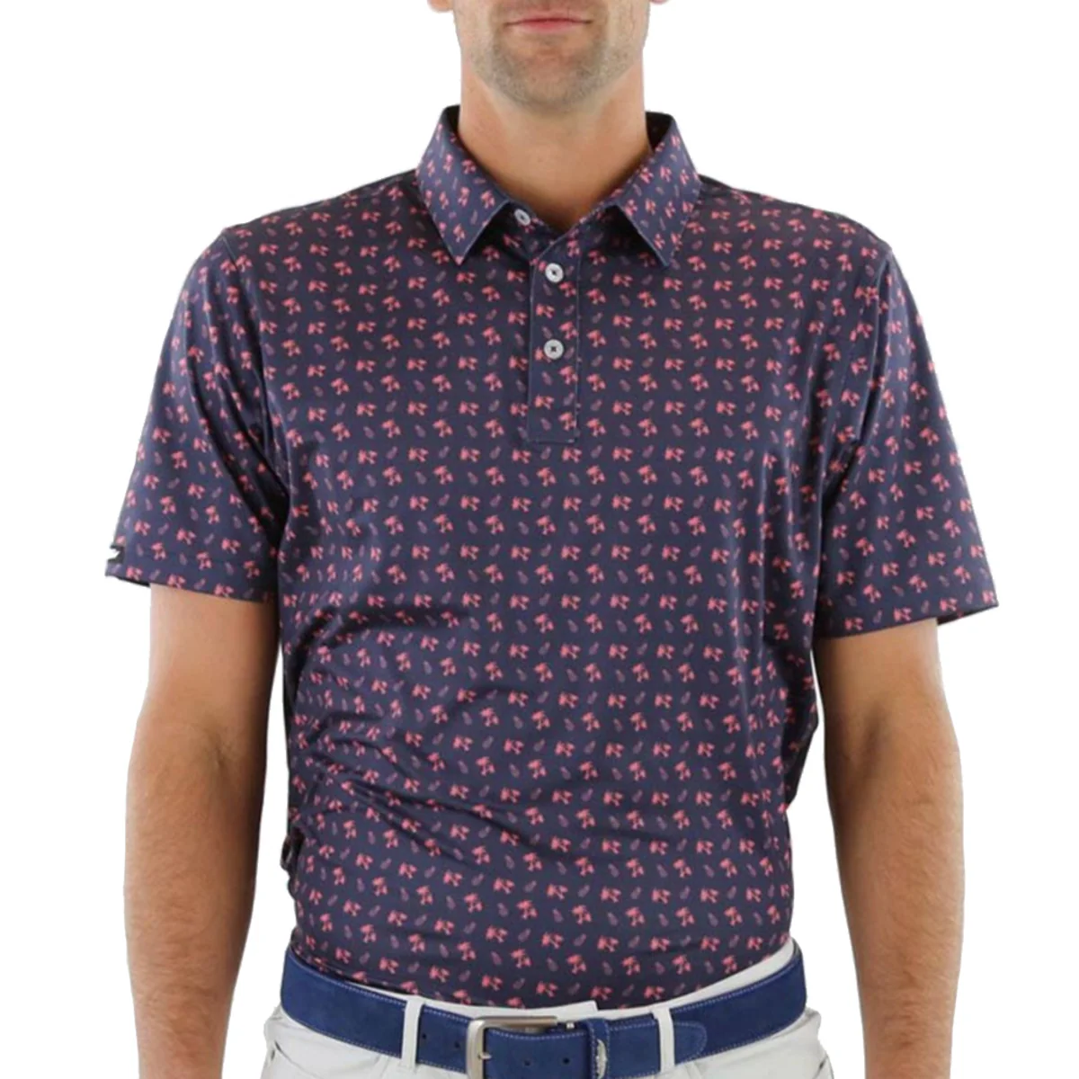 Straight Down Skipper Golf Polo - Image 6