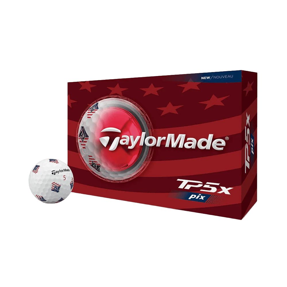 TaylorMade TP5x pix USA Golf Balls