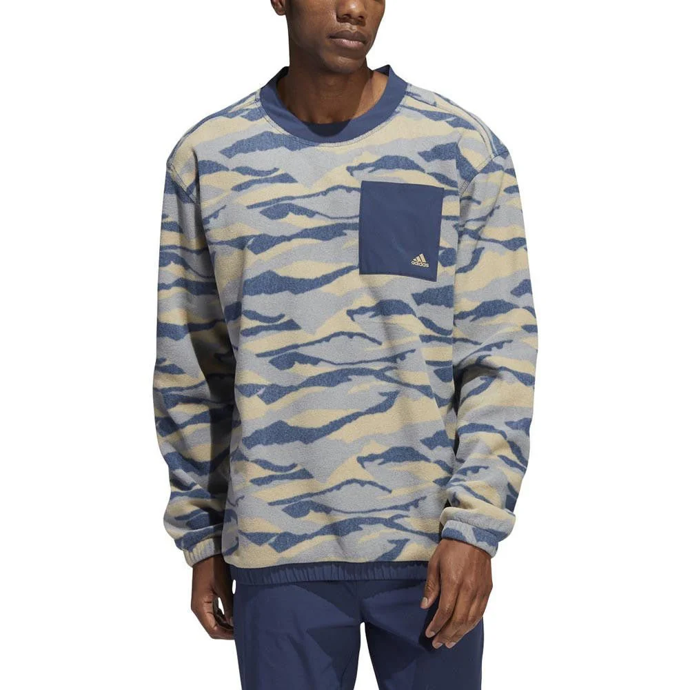 Adidas Texture Print Crewneck - Image 5