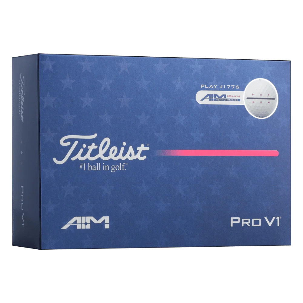 Titleist Pro V1 1776 USA 6-Pack Golf Balls