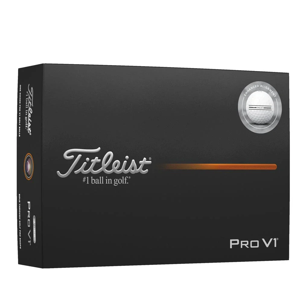 Titleist Pro V1 AIM Enhanced Alignment Personalized Golf Balls - Image 2