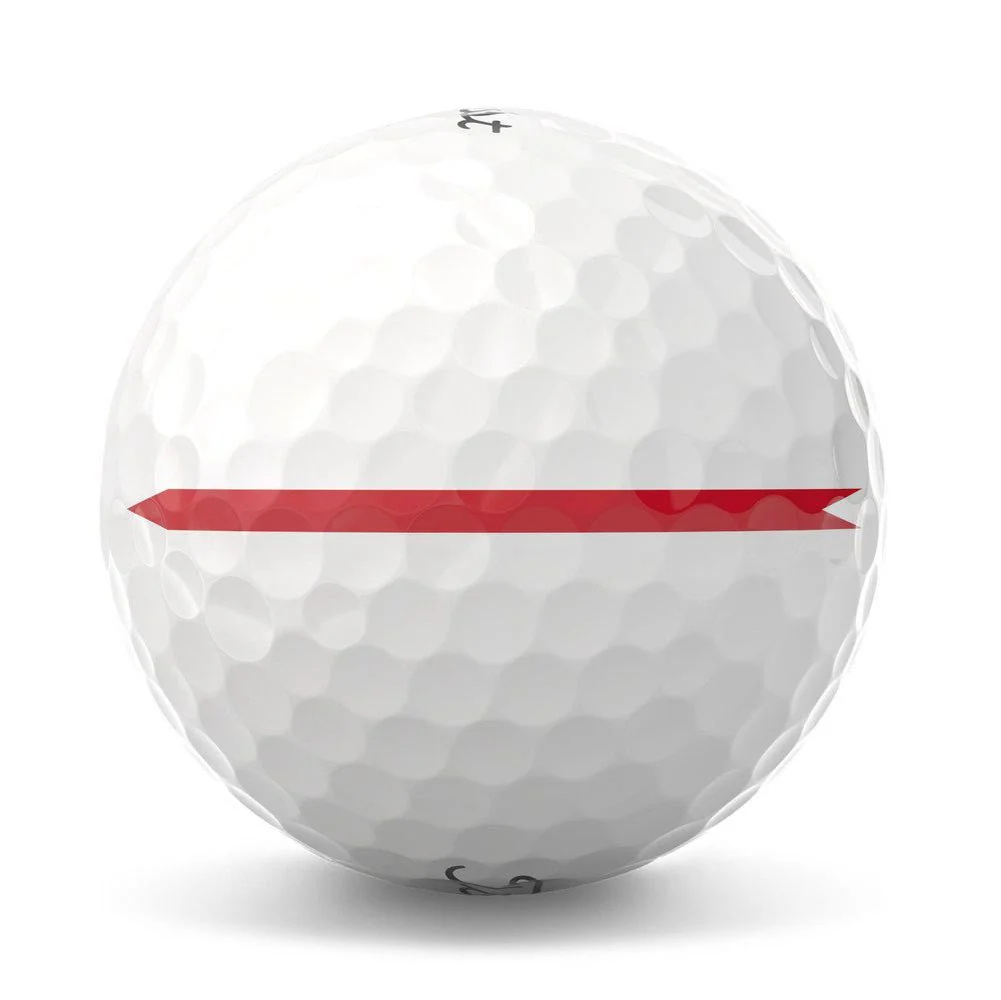 Titleist Pro V1 Performance Alignment Golf Balls - Red - 2023 - Prior Generation - Image 2