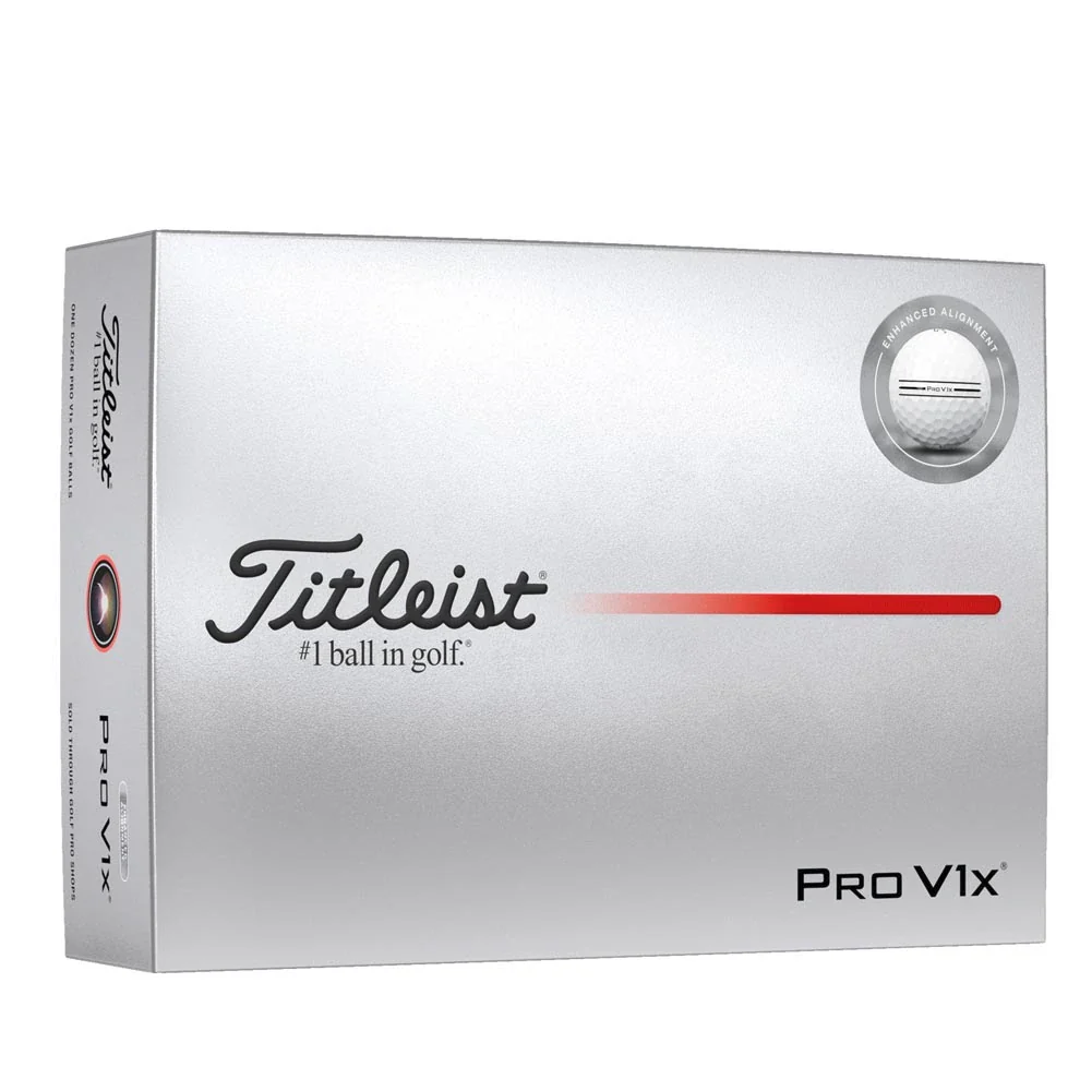 Titleist Pro V1x AIM Enhanced Alignment Personalized Golf Balls - Image 2