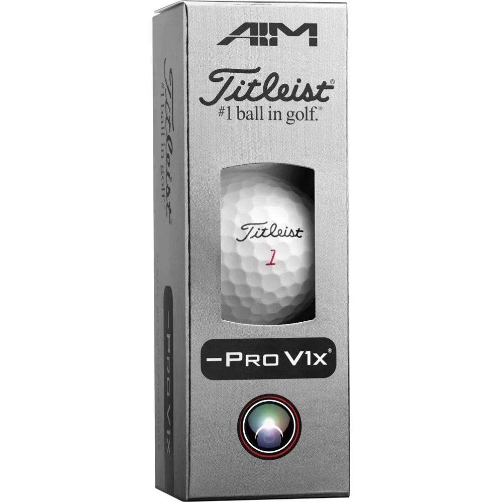 Titleist Pro V1x Left Dash AIM Performance Golf Balls - Pink - Image 5