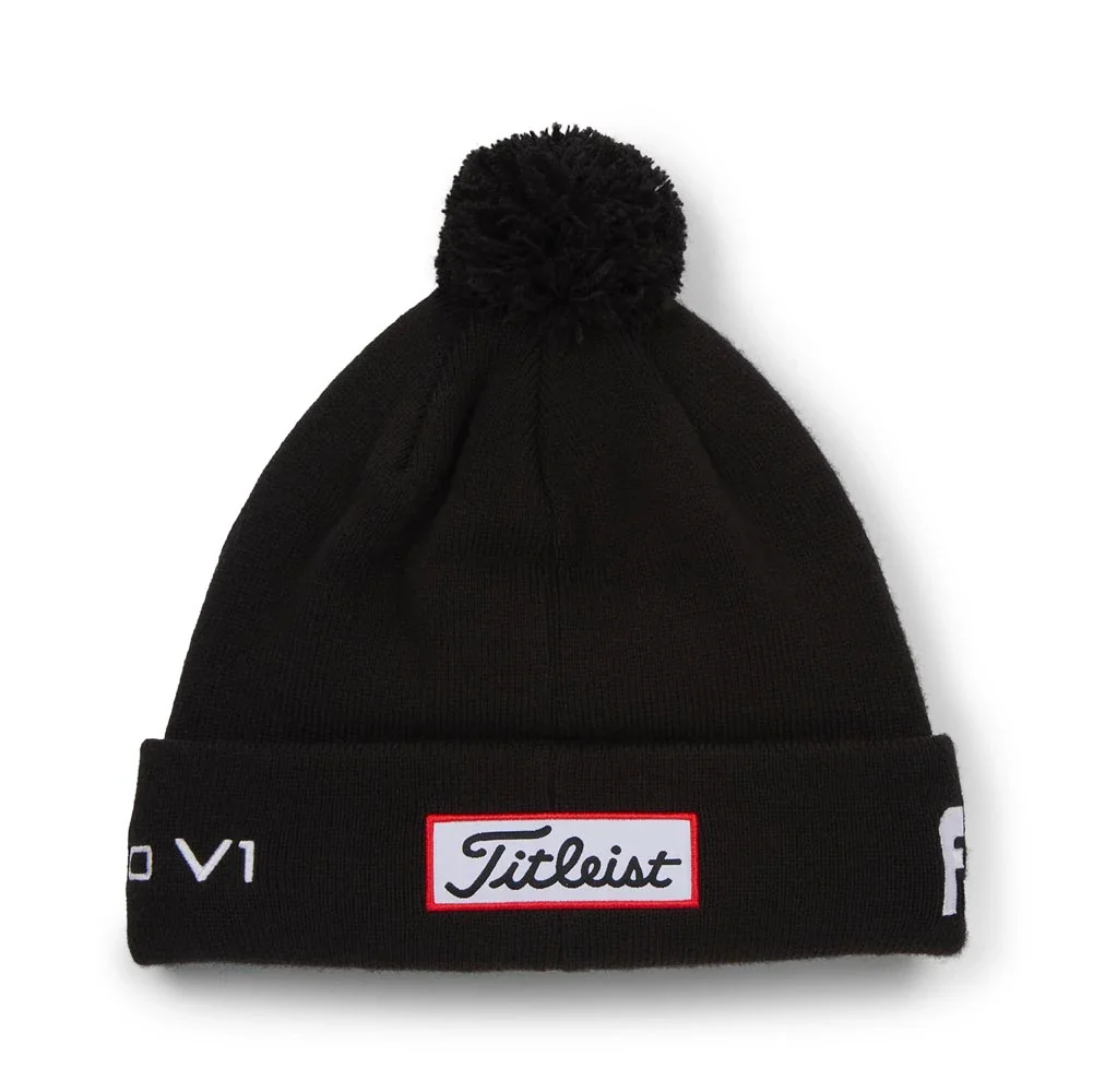 Titleist Tour Pom Pom Golf Beanie - Image 2